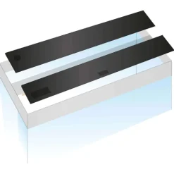 Juwel Klappensatz Lido 200 schwarz 2-teilig