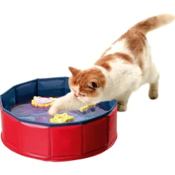 Karlie Katzenpool Kitty Lake mit Wasserspielzeug 30x10cm