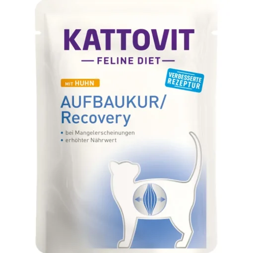 Kattovit Katzenfutter Aufbaukur mit Huhn 24x85g