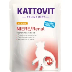 Kattovit Katzenfutter Niere/Renal mit Huhn 85g