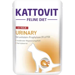 Kattovit Katzenfutter Urinary mit Kalb 85g