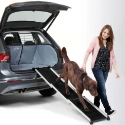 Kleinmetall DogWalk 3 XL Teleskop-Hunderampe TÜV