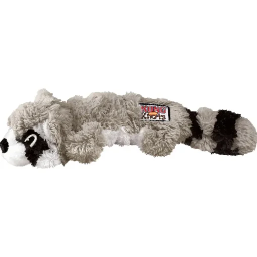 KONG Hundespielzeug Scrunch Knots Waschbär M/L