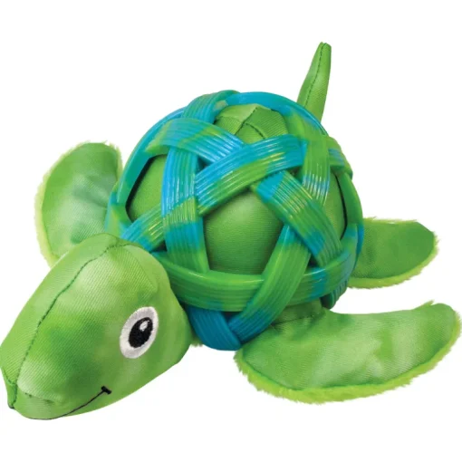 KONG Hundespielzeug Sea Shells Schildkröte M/L
