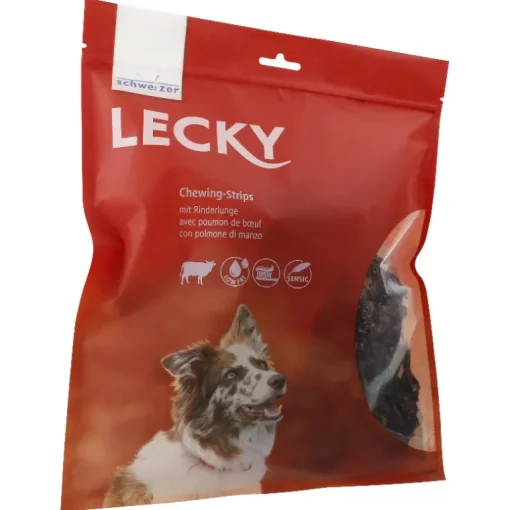 Lecky Chewing-Strips mit Rinderlunge 5Stk.