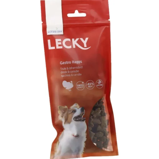 Lecky Hundeleckerli Gastro Happs Trute & Johannisbrot 120g