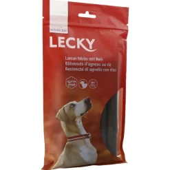 Lecky Lamm-Sticks mit Reis 5 Stück Hundesnack
