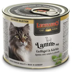 Leonardo Katzenfutter Adult Superior Lamm 6x200g