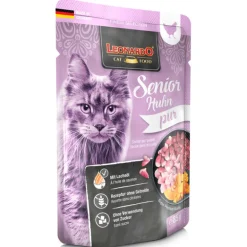 Leonardo Katzenfutter Senior Huhn Pur 16x85g