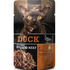 Leonardo Nassfutter Ente & pulled Beef 70g