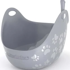 LitterLocker LitterBox Katzentoilette grau