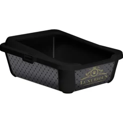 Luxurious Pets Katzentoilette Hercules 50cm schwarz