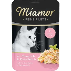 Miamor Feine Filets mit Thunfisch & Krebs 100g