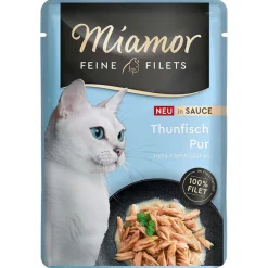 Miamor Katzenfutter Feine Filets Skipjack Thunfisch in Sauce 24x100g