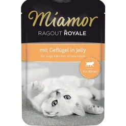 Miamor Katzenfutter Ragout Royale Kitten Geflügel 22x100g