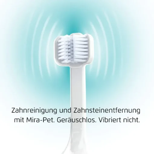 Mira-Pet 3-seitiger Bürstenkopf für Ultraschallzahnbürste 2Stk.