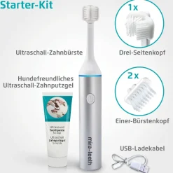 Mira-Pet Ultraschall Zahnreinigung Starter-Set für Hunde