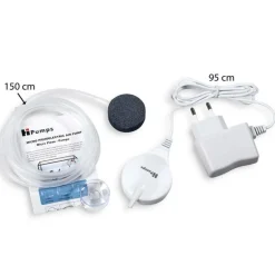 Nano Luftpumpe Piezo rund weiss 18l/h