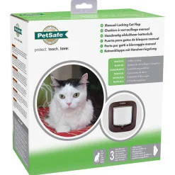 PetSafe Katzenklappe 300, 4-Weg, braun
