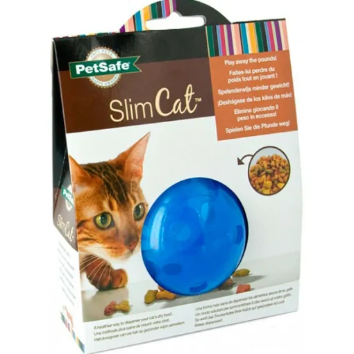PetSafe Slimcat Spielzeug-Futterball blau