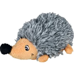 Plüsch Igel grau 12cm ohne Quietscher Hundespielzeug