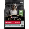 Pro Plan Hundefutter Medium Sensitive Digestion Lamm 14kg