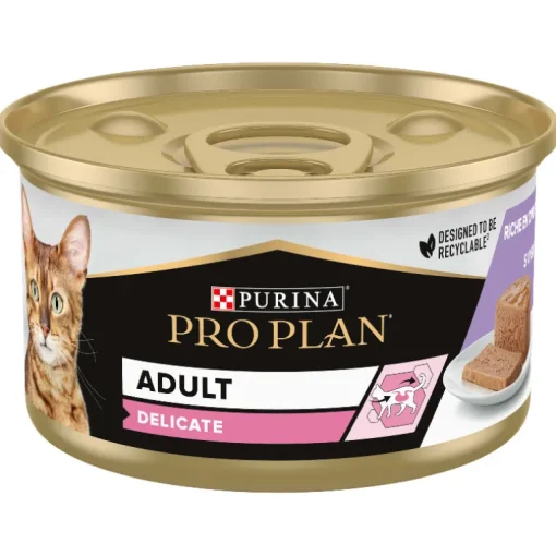 Pro Plan Katzenfutter Adult Delicate Digestion Truthahn Mousse 85g