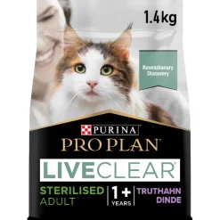 Pro Plan Katzenfutter Adult LiveClear Sterilised Truthan 1.4kg