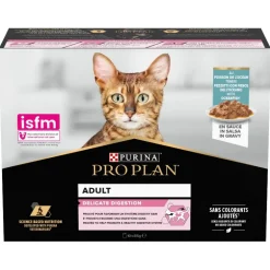 Pro Plan Katzenfutter Adult Delicate Digestion Hochseefisch in Sauce 10x85g