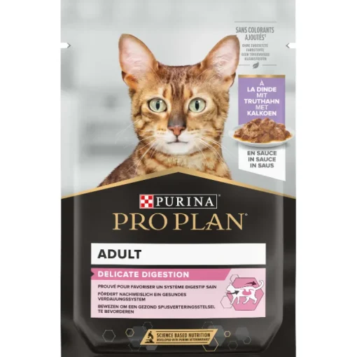 Pro Plan Katzenfutter Adult Delicate Digestion Truthahn in Sauce 26x85g