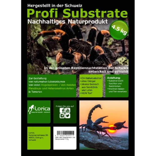Profi Substrate Vogelspinnen- und Skorpionerde 4.5kg
