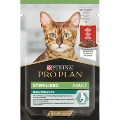 ProPlan Katzenfutter Adult Sterilised Maintenance Rind in Sauce 24x85g