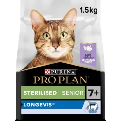 ProPlan Katzenfutter Senior 7+ Sterilised Longevis Truthahn