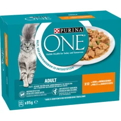 Purina ONE Katzenfutter Adult in Sauce mit Huhn