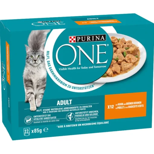 Purina ONE Katzenfutter Adult in Sauce mit Huhn