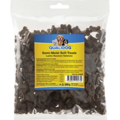 QUALIDOG Hundeleckerli Semi-Moist Glutenfrei Lachs 500g