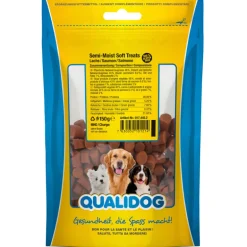QUALIDOG Hundeleckerli Semi-Moist Snack Lachs 150g