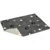QUALIDOG Liegematte Anti-Slip Sterne & Pfoten
