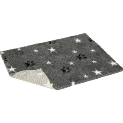 QUALIDOG Liegematte Anti-Slip Sterne & Pfoten