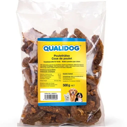 QUALIDOG Poulethälse 500g