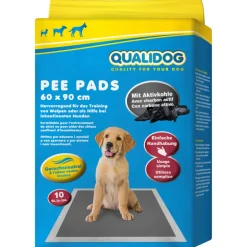 QUALIDOG Puppy Pee Pads mit Aktivkohle 10Stk. 60x90cm