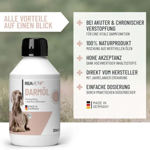 Reavet Darmöl für Hunde 250ml