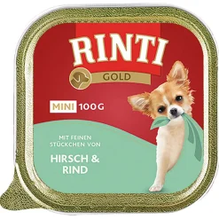 Rinti Gold Mini mit Hirsch & Rind 16x100g