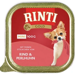 Rinti Gold Mini mit Rind & Perlhuhn 100g
