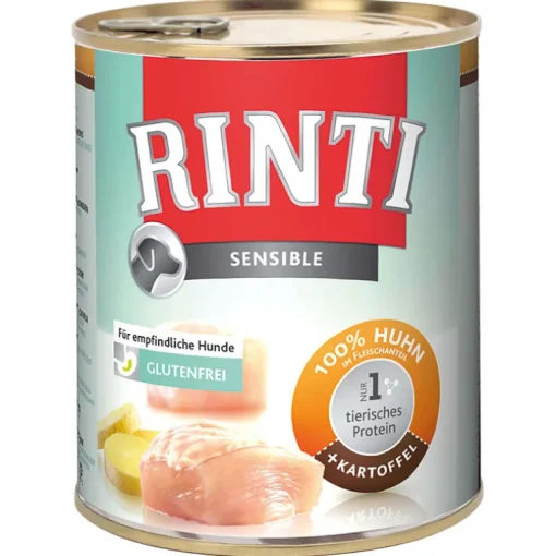Rinti Hundefutter Sensible Huhn & Kartoffel 12x800g