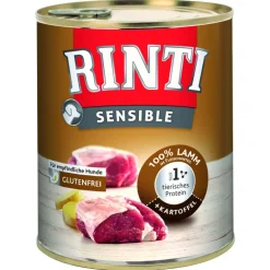 Rinti Hundefutter Sensible Lamm & Kartoffel 6x800g