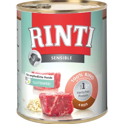 Rinti Hundefutter Sensible Rind & Reis 12x800g