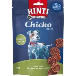 Rinti Hundesnack Chicko PLUS Ente- & Gemüsetaler 80g