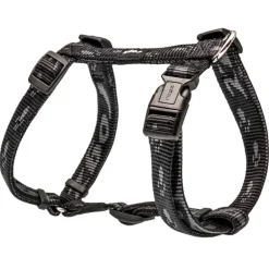 Rogz Alpinist Hundegeschirr Schwarz