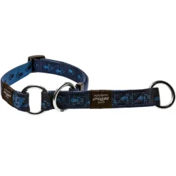 Rogz Alpinist Zug-Stopp Hundehalsband blau
